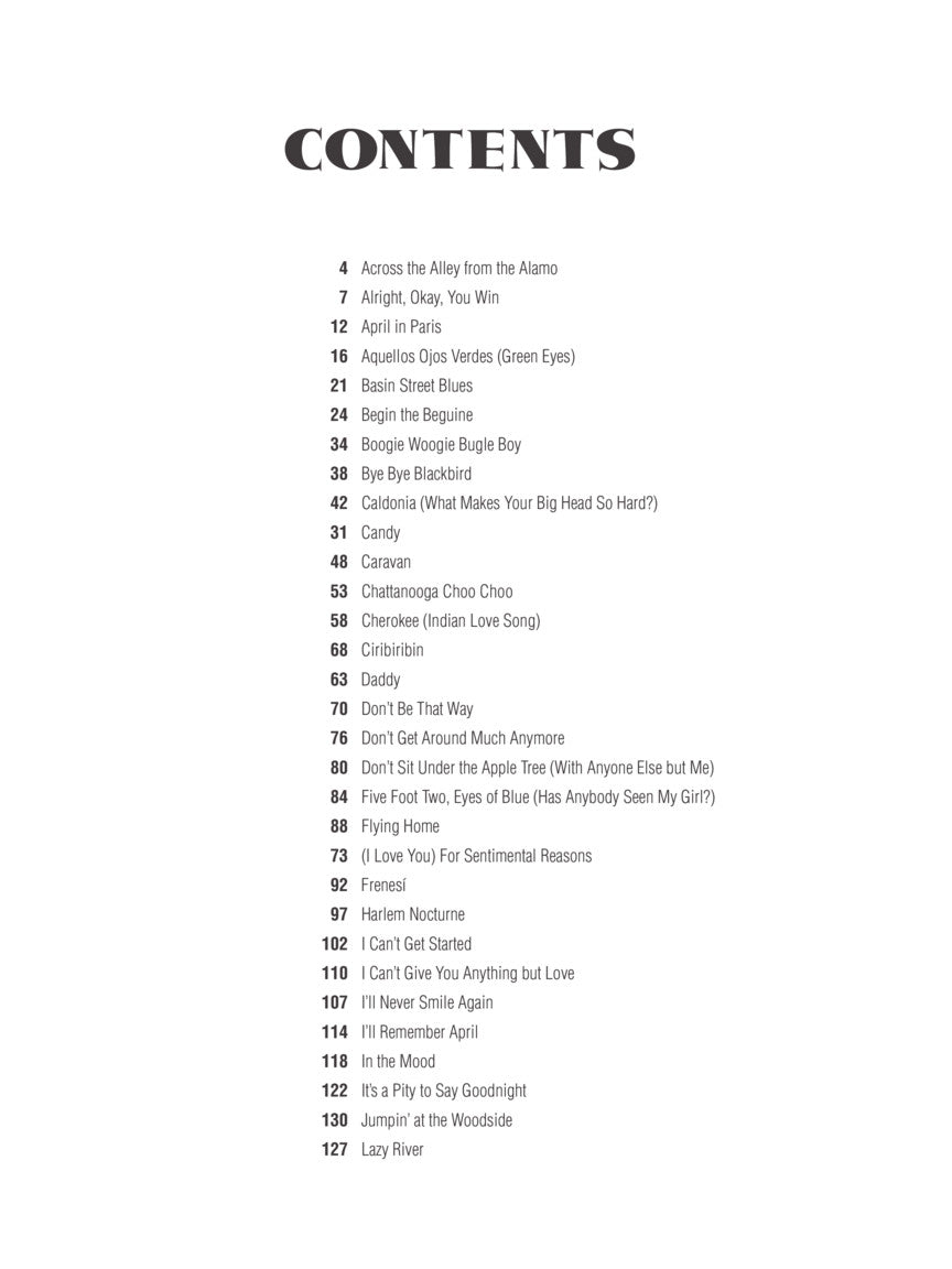 Best Big Band Songs Ever - P/V/G