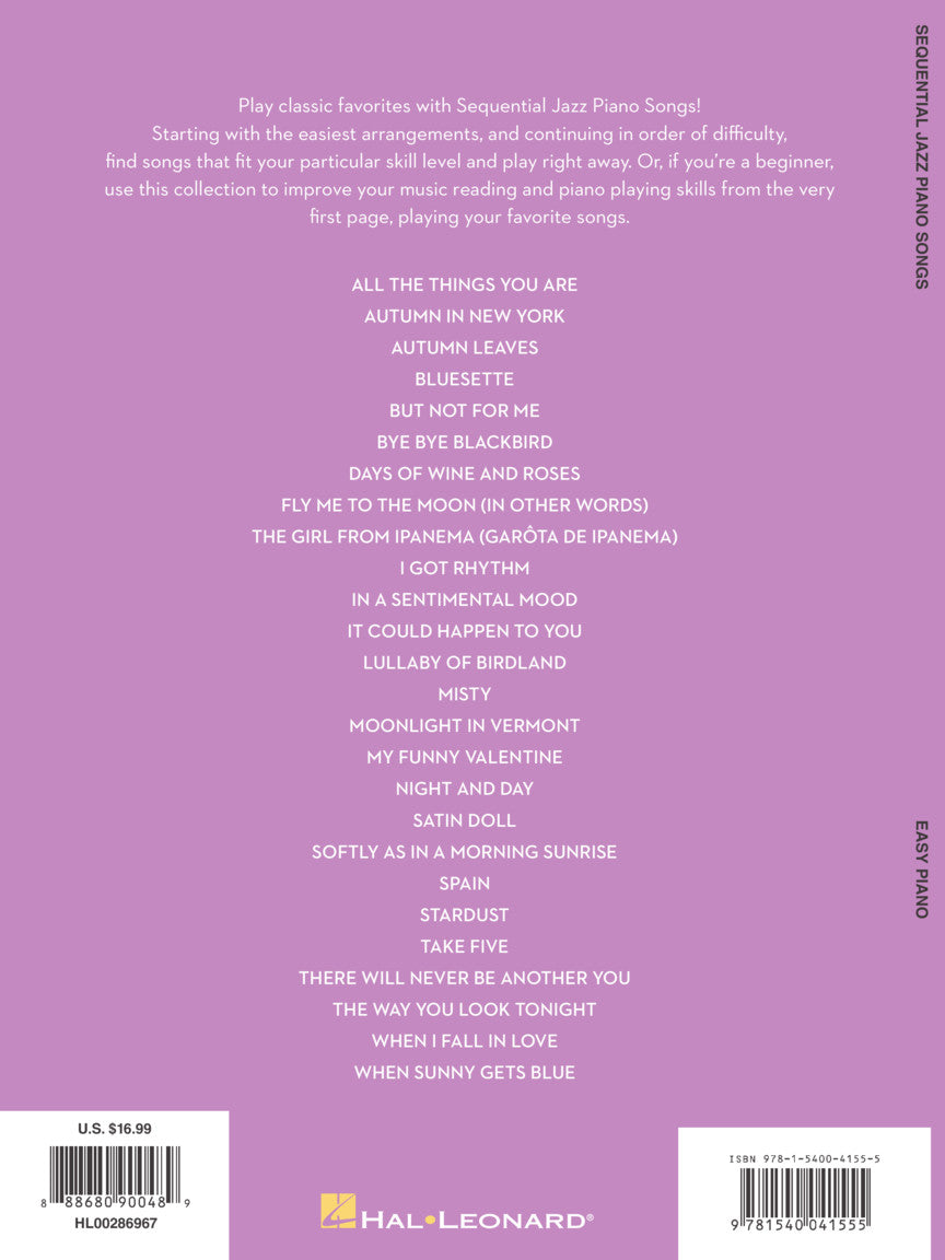 Sequential Jazz Piano Songs