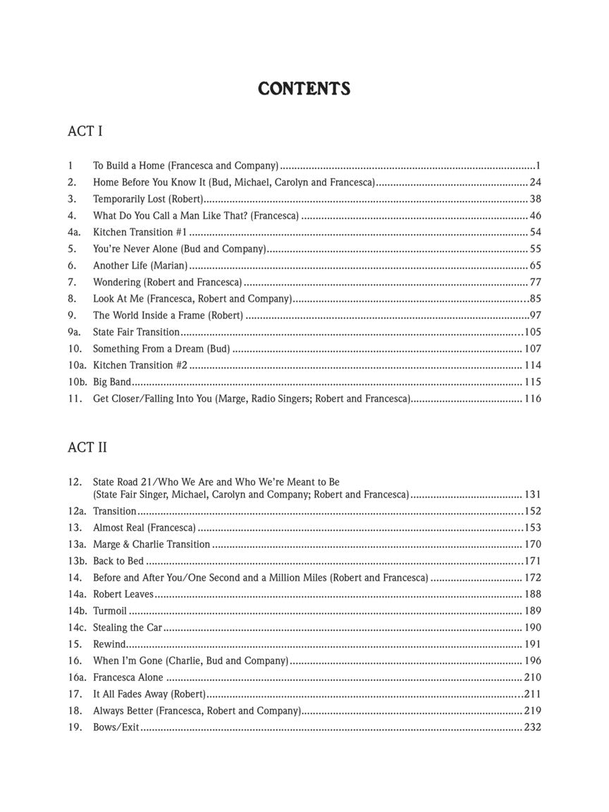 Bridges of Madison County, The