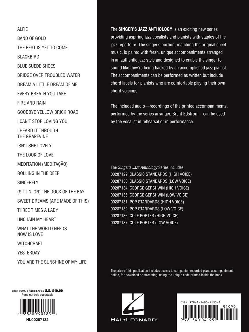 Pop Standards - Singer's Jazz Anthology