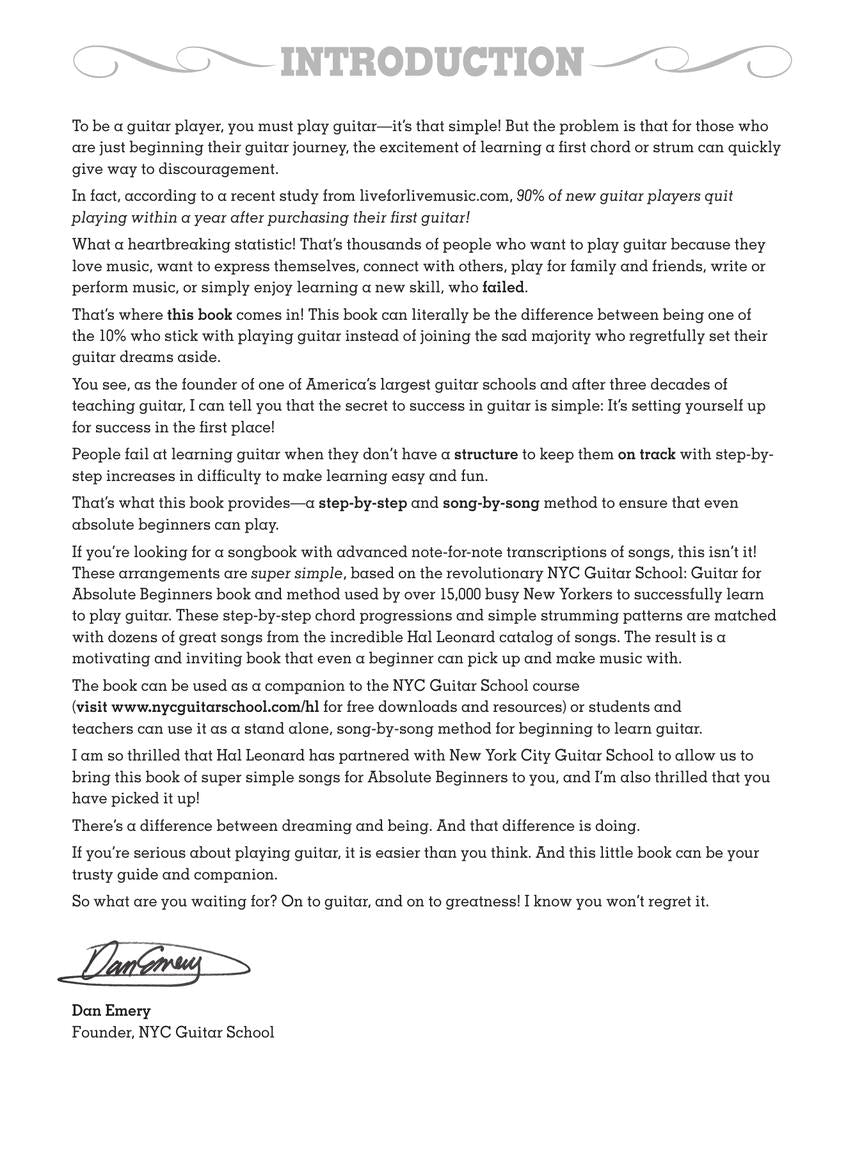 NYC Guitar School – Songs for Beginners