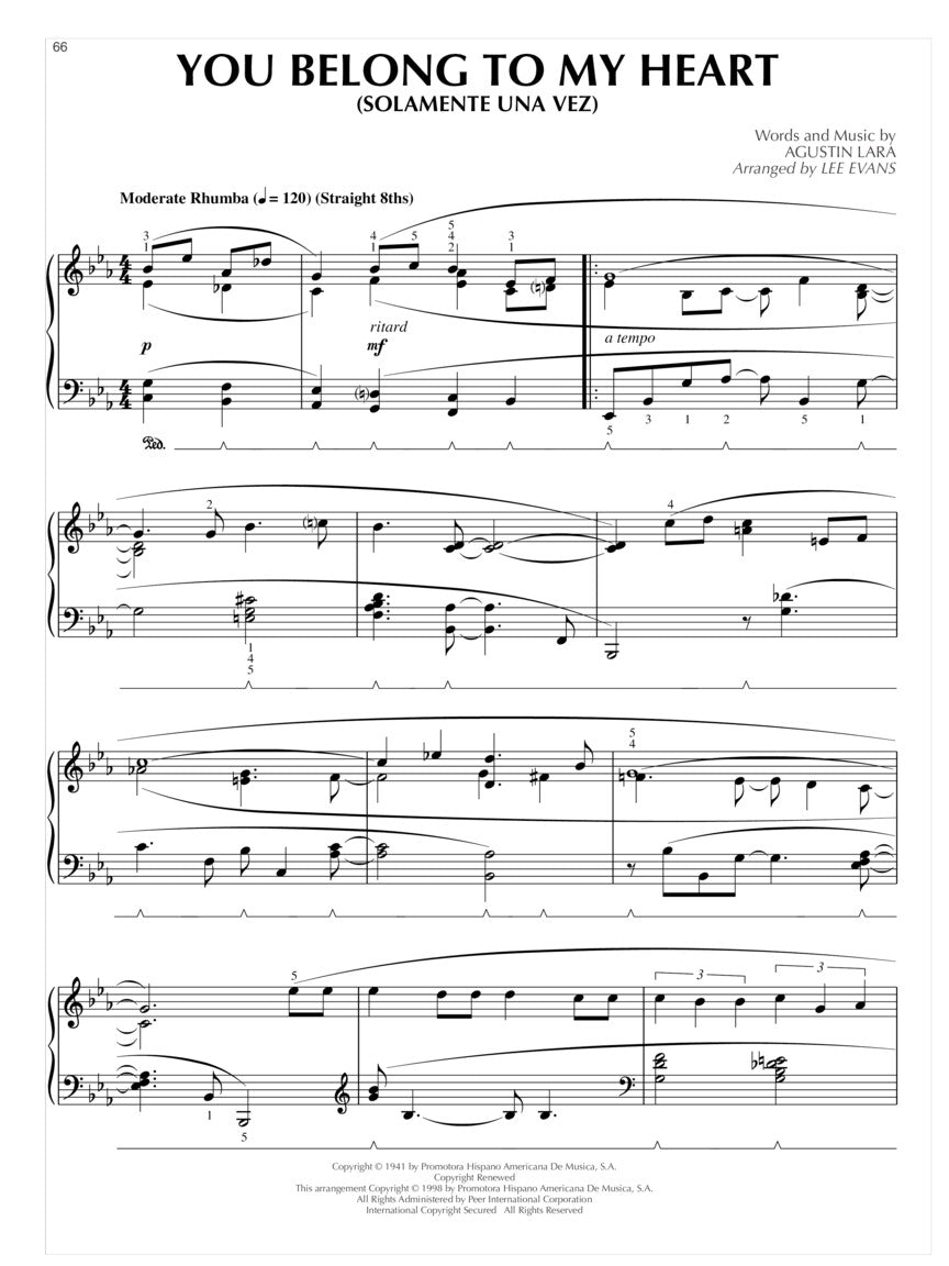 Famous Latin Hits - Lee Evans Arranges