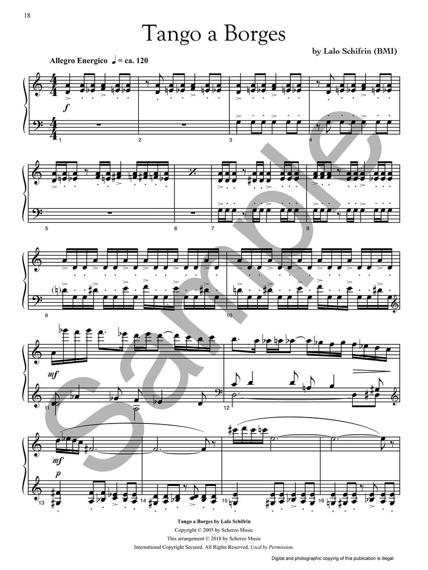 Schifrin, Lalo - Piano Music of