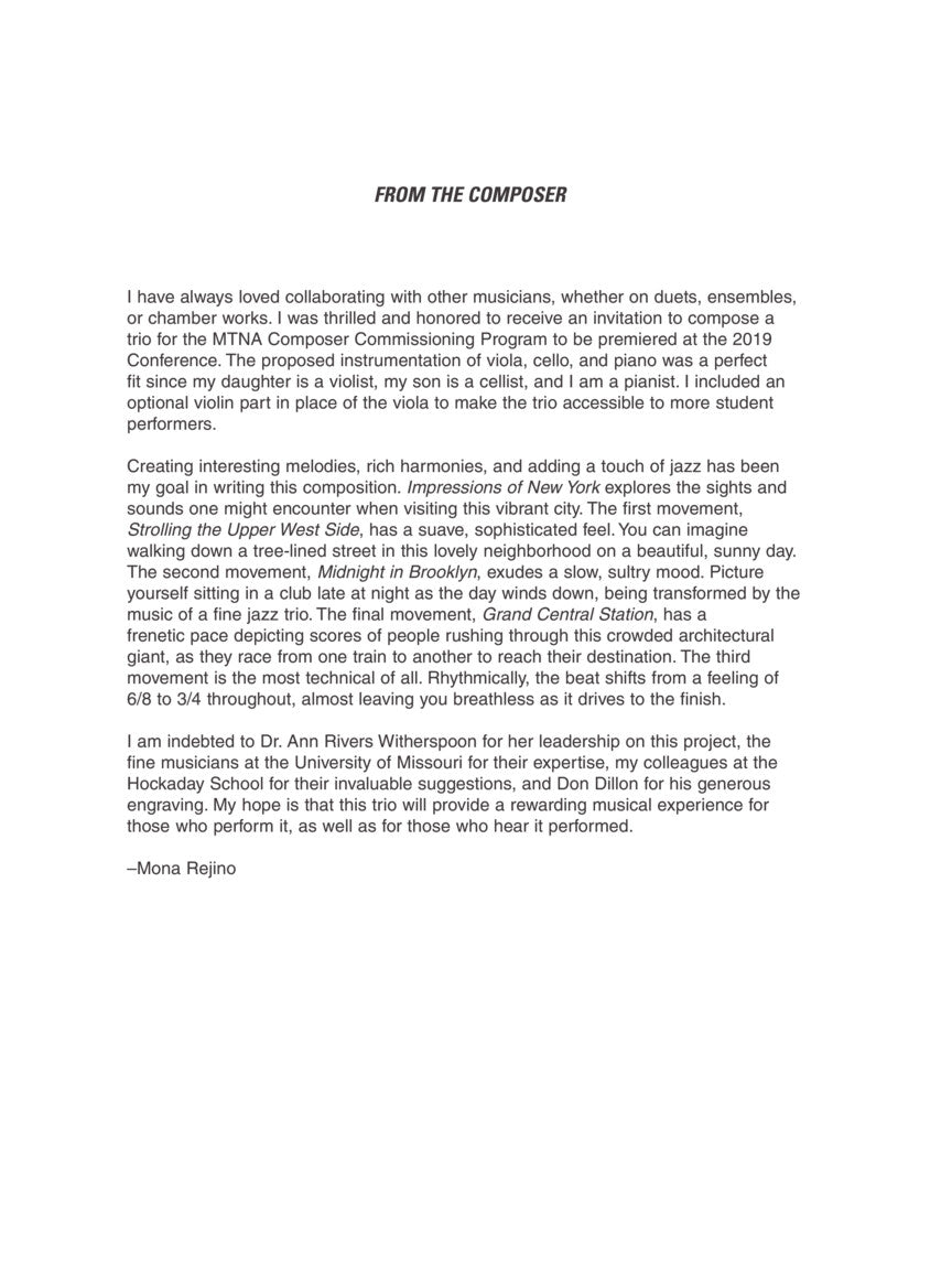 Rejino Impressions of New York