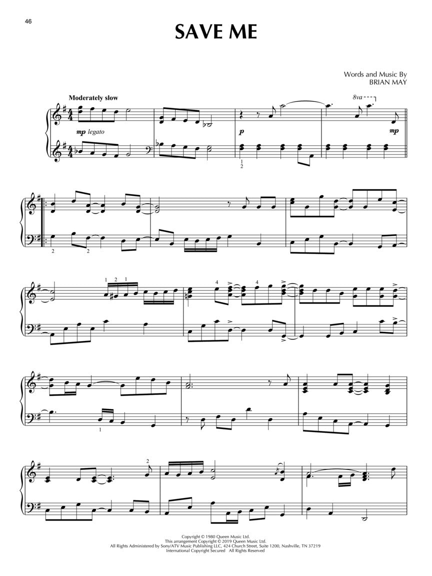 Queen - Piano Solo Collection