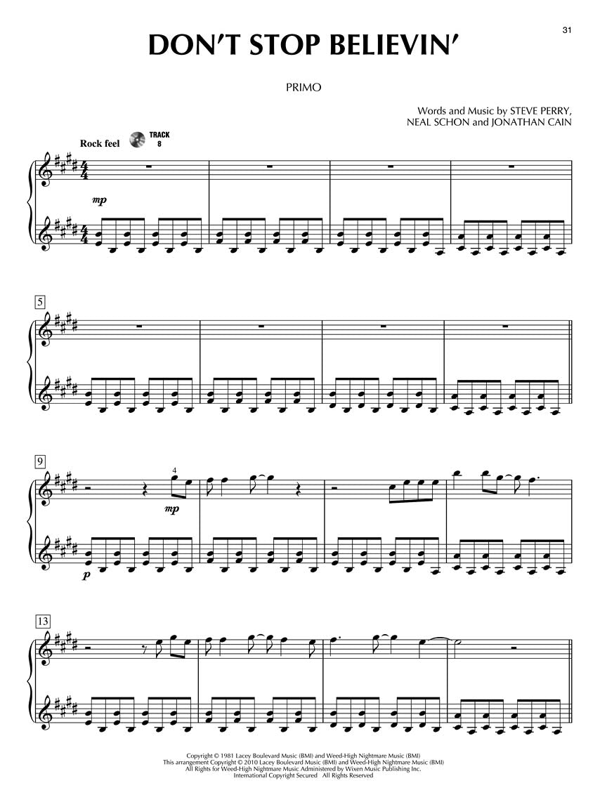 Glee - Piano Duet Play-Along Volume 42