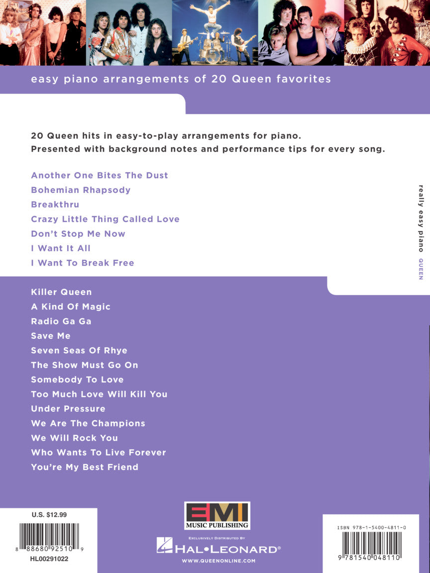 Queen - Really Easy Piano