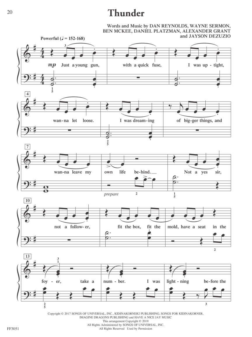 Faber Chordtime Piano Hits Level 2B