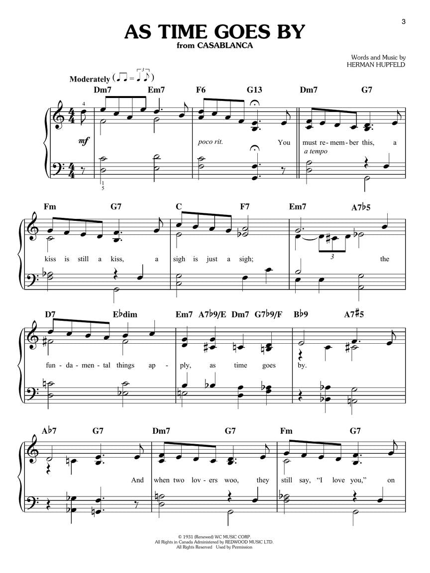 Best Movie Songs Ever - Easy Piano