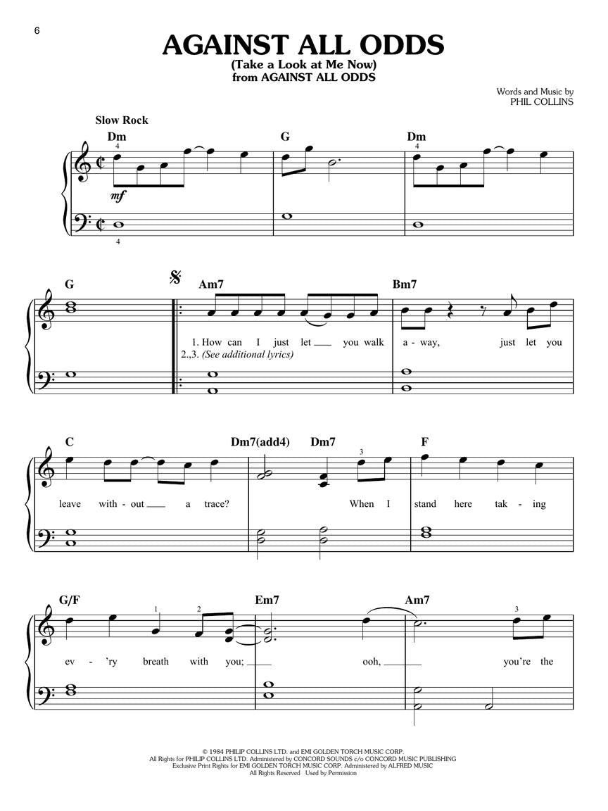 Best Movie Songs Ever - Easy Piano