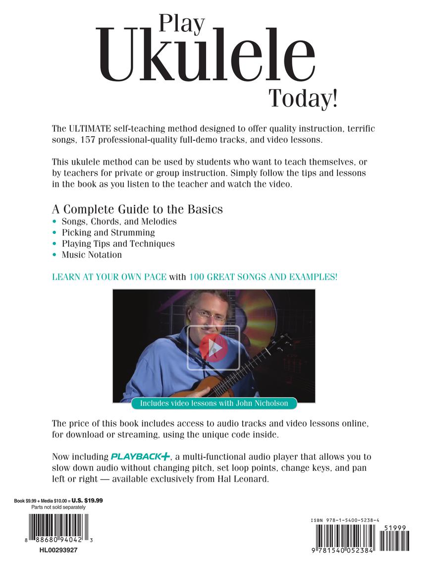 Play Ukulele Today! All-in-One Beginner's Pack