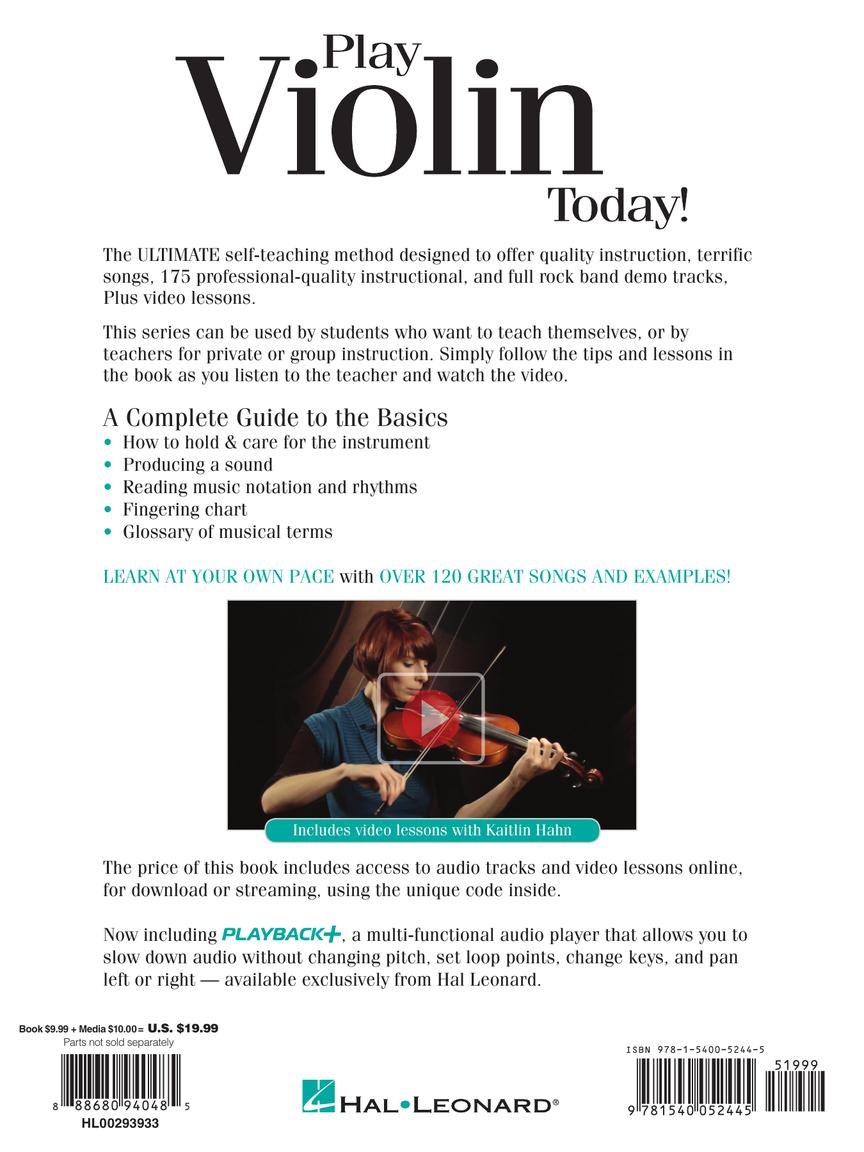 Play Violin Today! Beginner's Pack