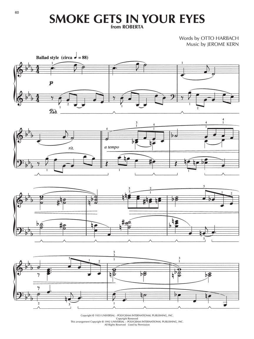 Kern Lee Evans Arranges Jerome Kern