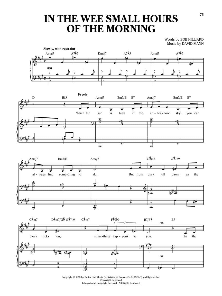 Singer's Anthology of American Standards Mezzo/Alto with Recorded Accompaniment