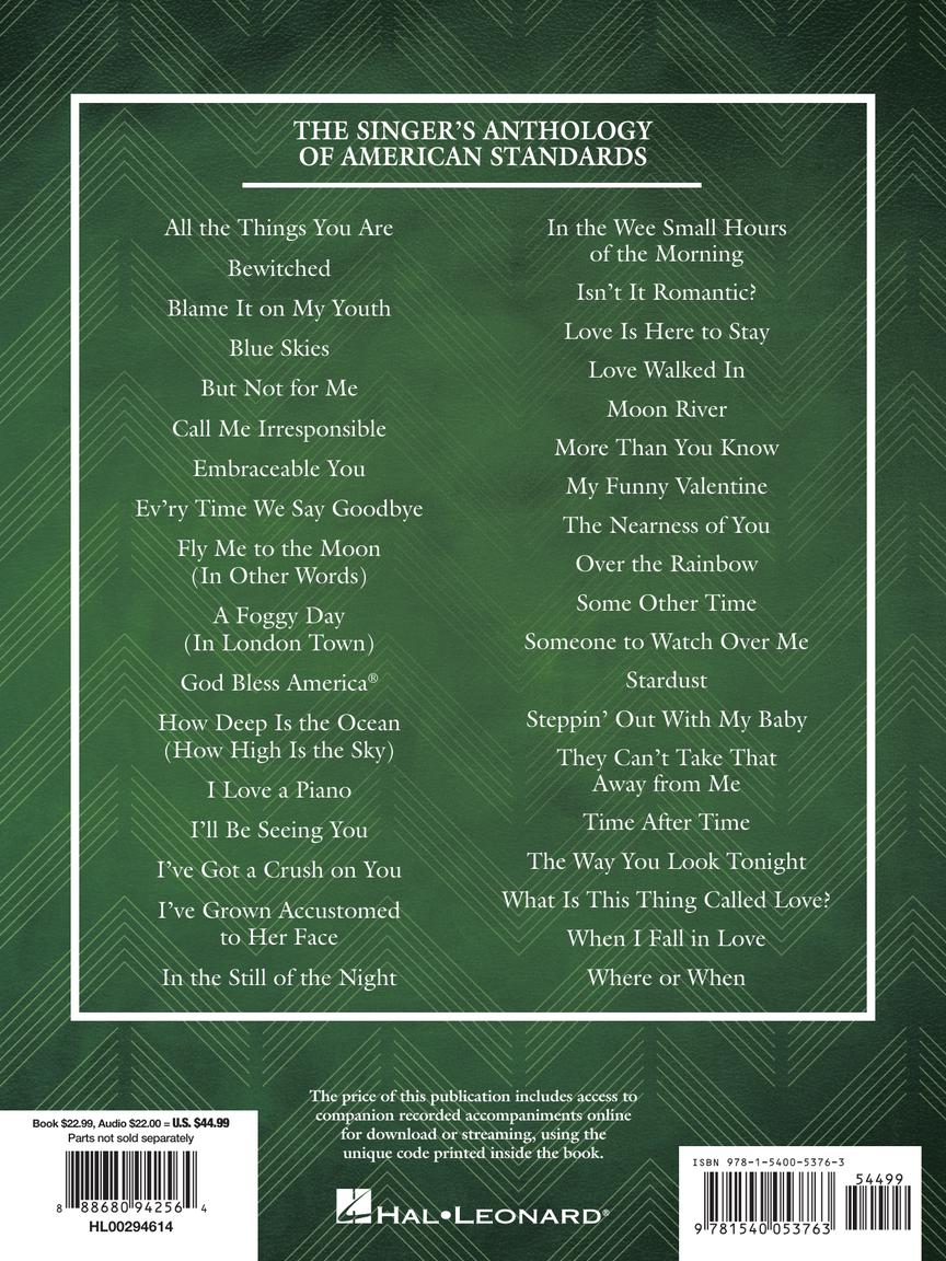 Singer's Anthology of American Standards, The
