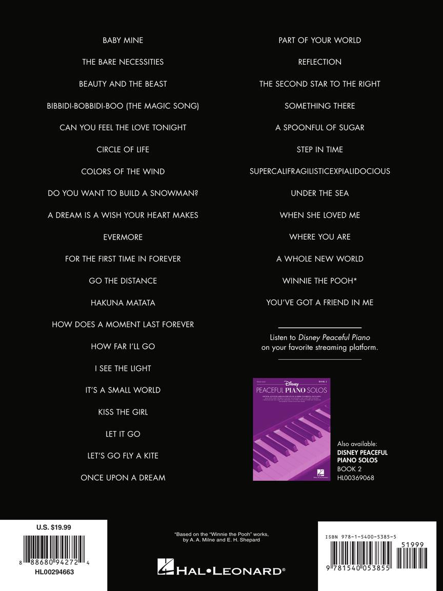 Disney Peaceful Piano Solos