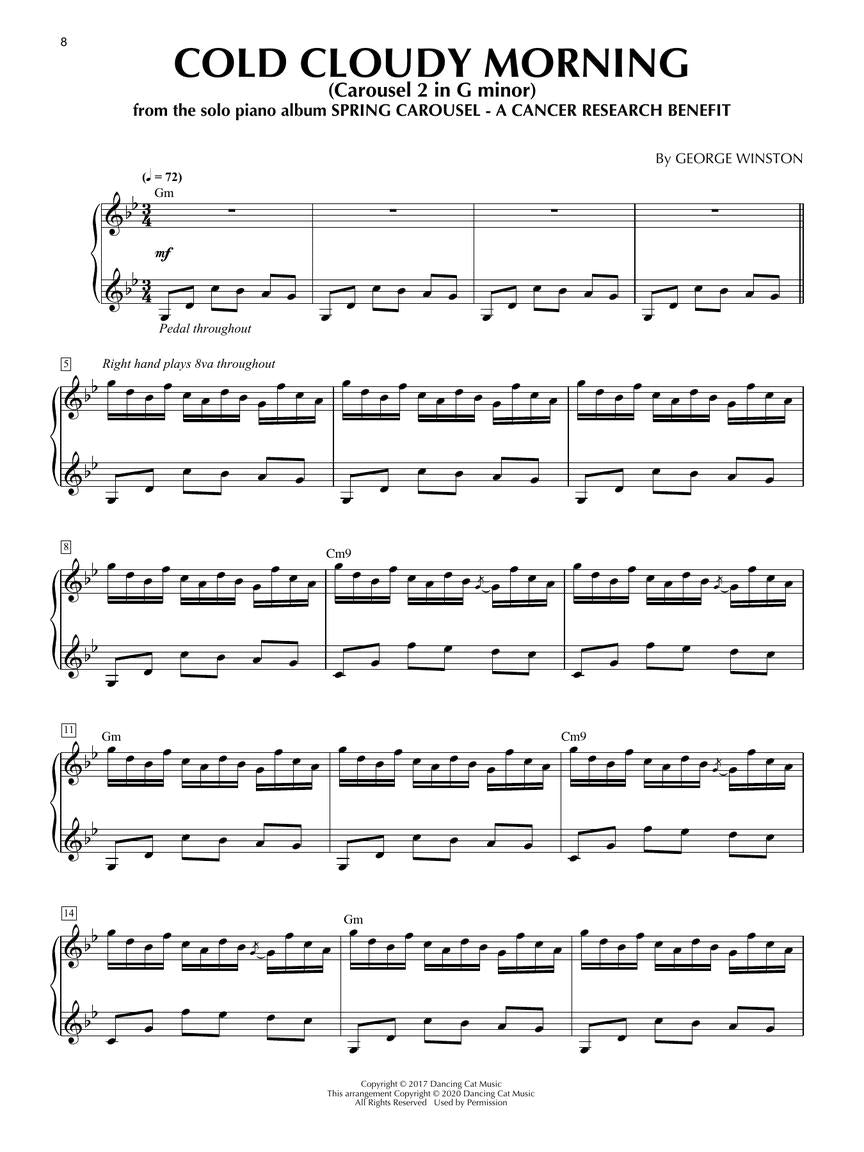 Winston Piano Sheet Music Collection