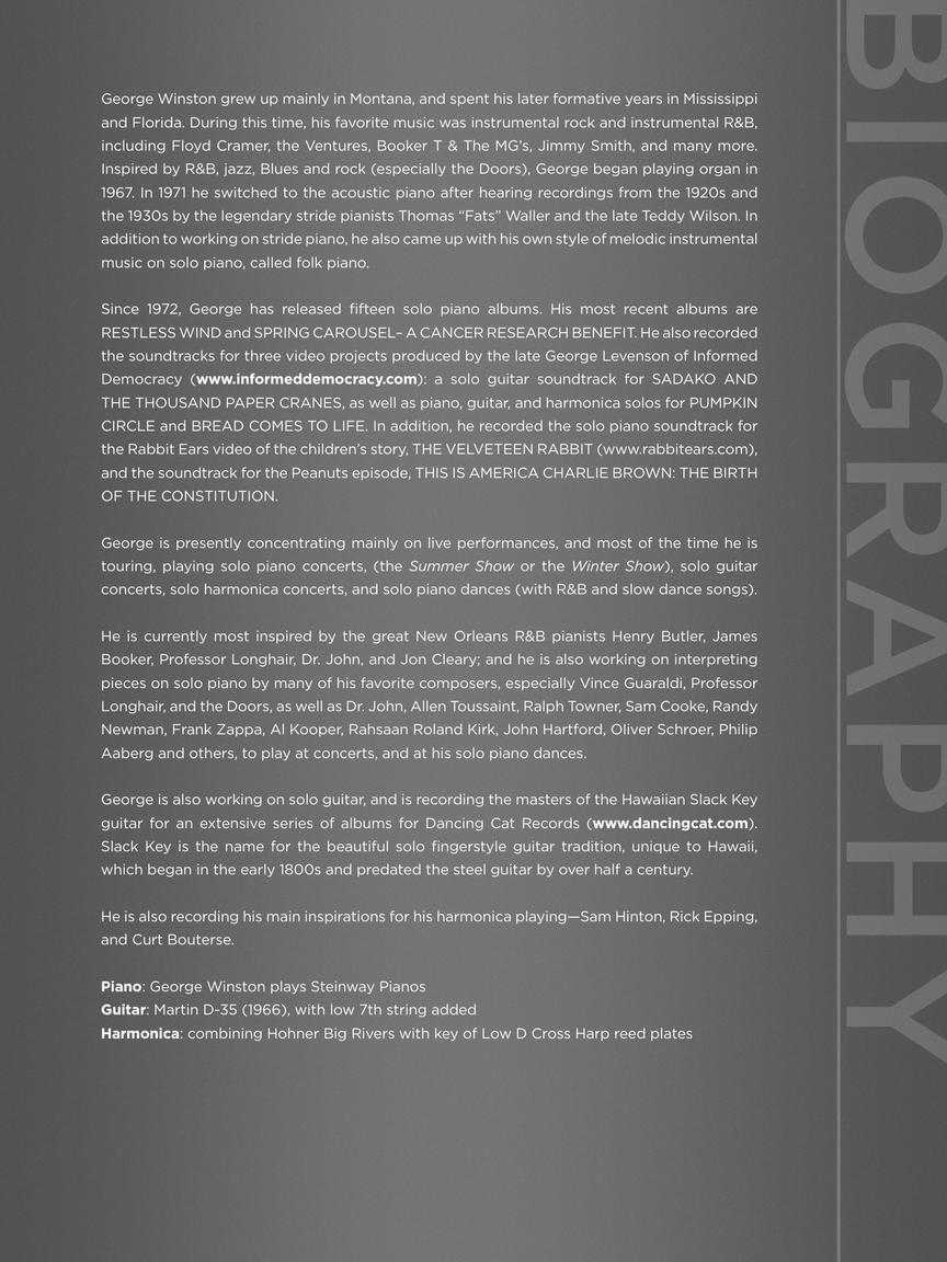 Winston Piano Sheet Music Collection