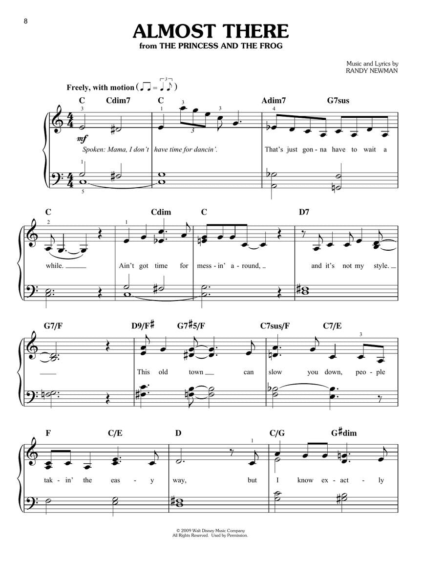 40 Most-Streamed Disney Songs Easy Piano