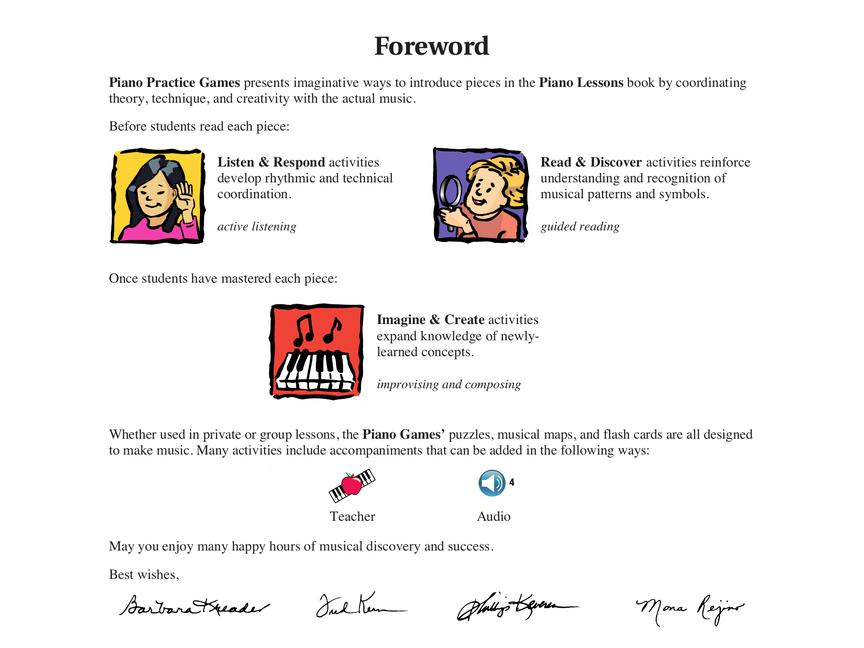 Piano Practice Games Book 1 - Hal Leonard Student Piano Library