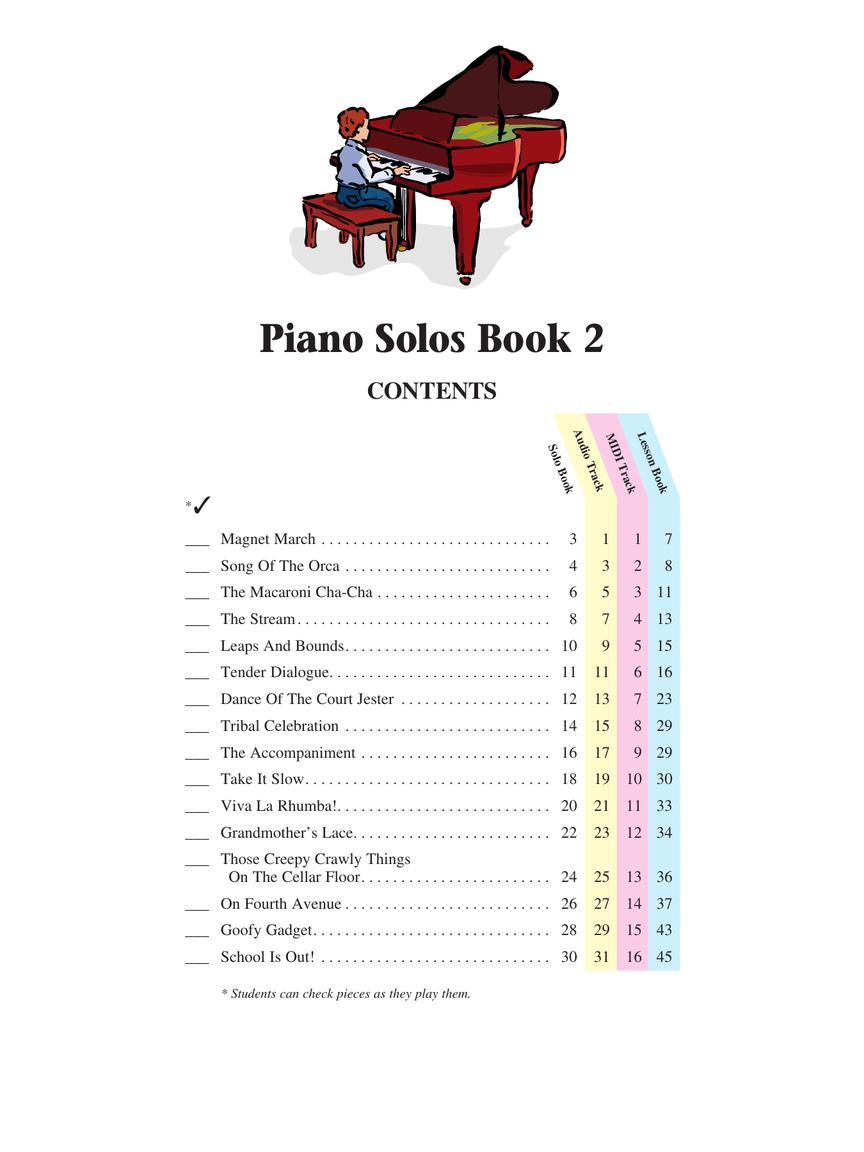 Piano Solos Book 2 - Hal Leonard Student Piano Library