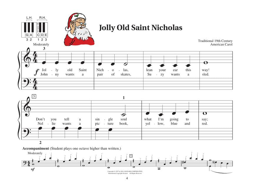 Christmas Piano Solos - Level 1 - Hal Leonard Student Piano Library