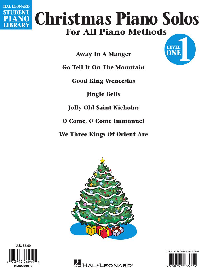 Christmas Piano Solos - Level 1 - Hal Leonard Student Piano Library