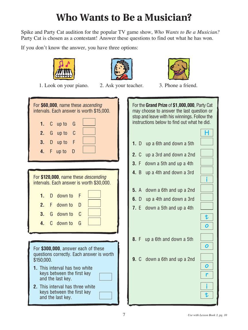 Notespeller for Piano, Book 3