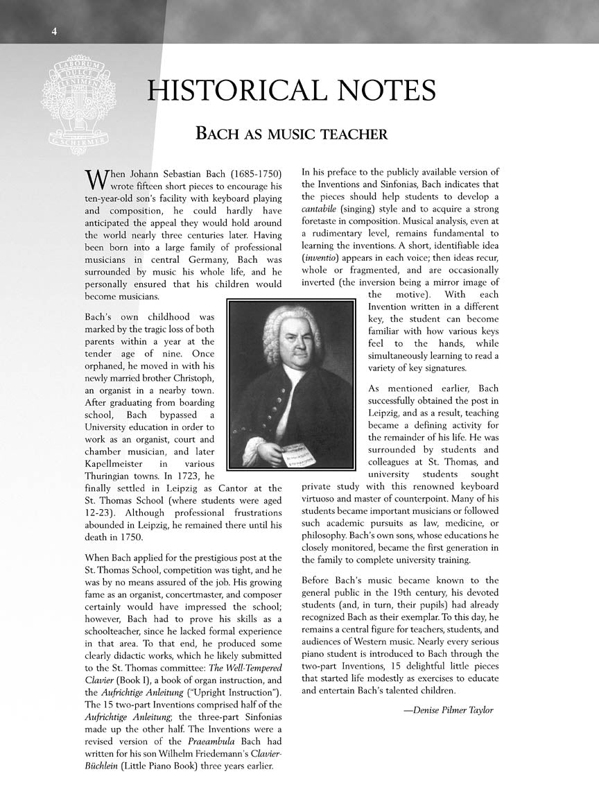 Bach, J.S. - Two-Part Inventions