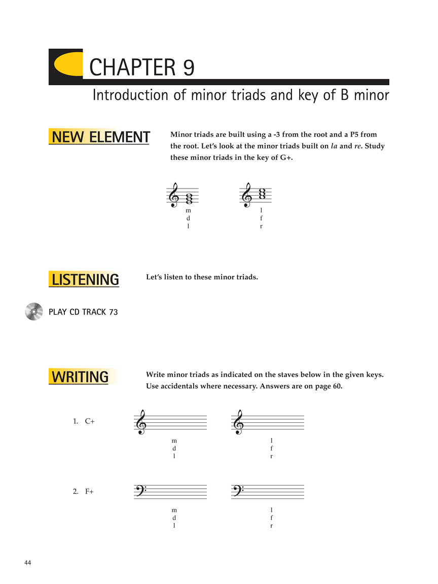 Ear Without Fear Volume 3 Comprehensive Ear-Training Exercises for Musicians