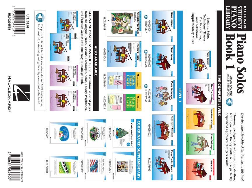 Piano Solos Book 1 - Hal Leonard Student Piano Library