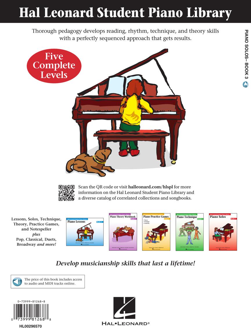 Piano Solos Book 3 - Hal Leonard Student Piano Library
