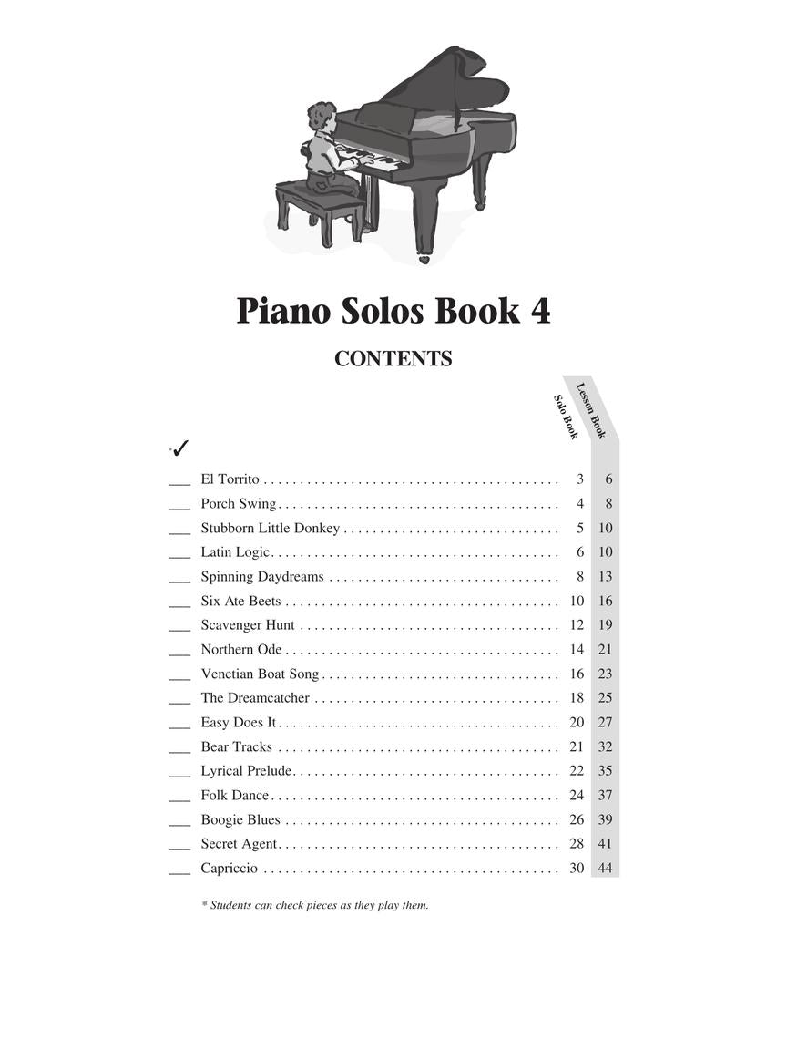 Piano Solos Book 4 - Hal Leonard Student Piano Library