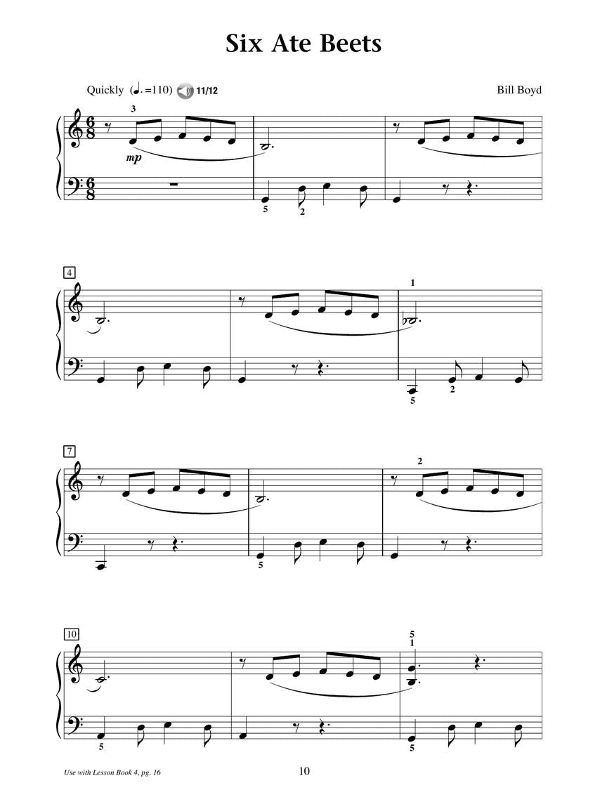 Piano Solos Book 4 - Hal Leonard Student Piano Library