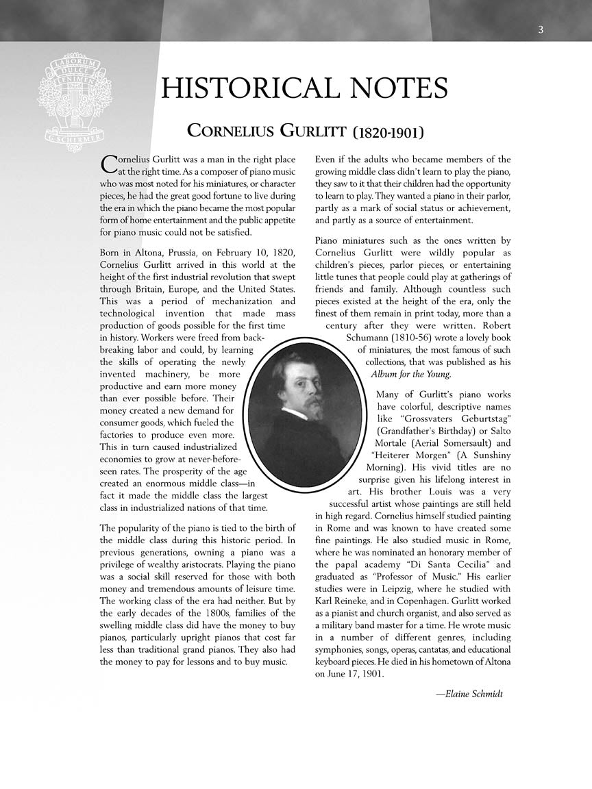 Gurlitt - Albumleaves for the Young, Opus 101