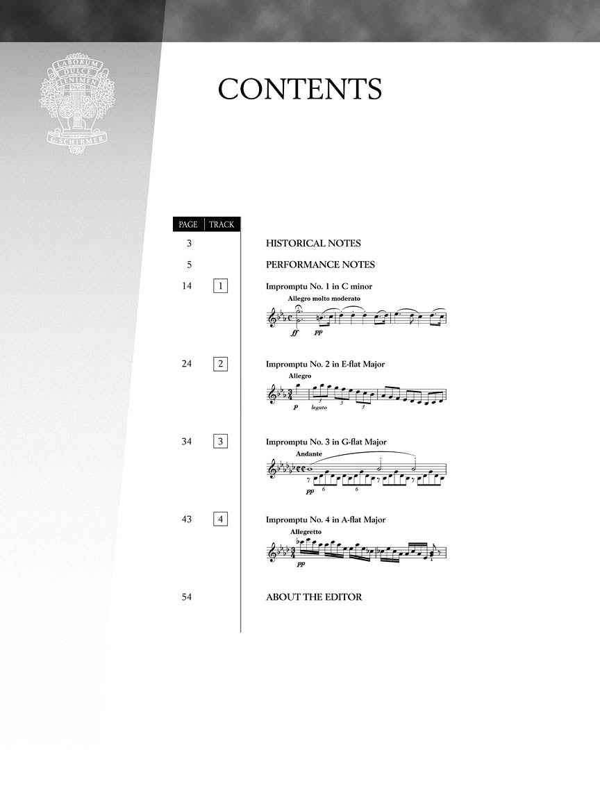 Schubert - Four Impromptus, D. 899 (Op. 90)