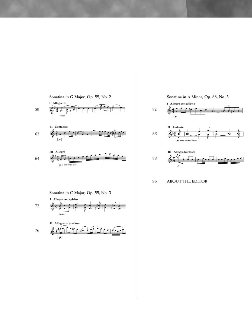 Kuhlau - Selected Sonatinas