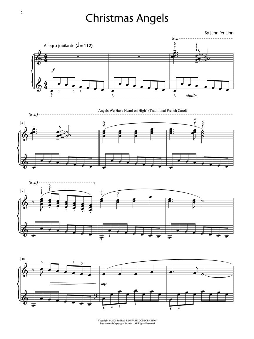 Linn Christmas Angels - Showcase Solo Level 5