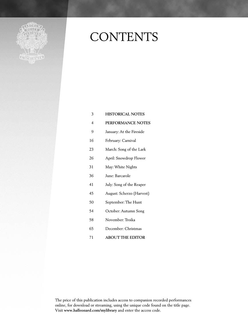 Tchaikovsky - The Seasons