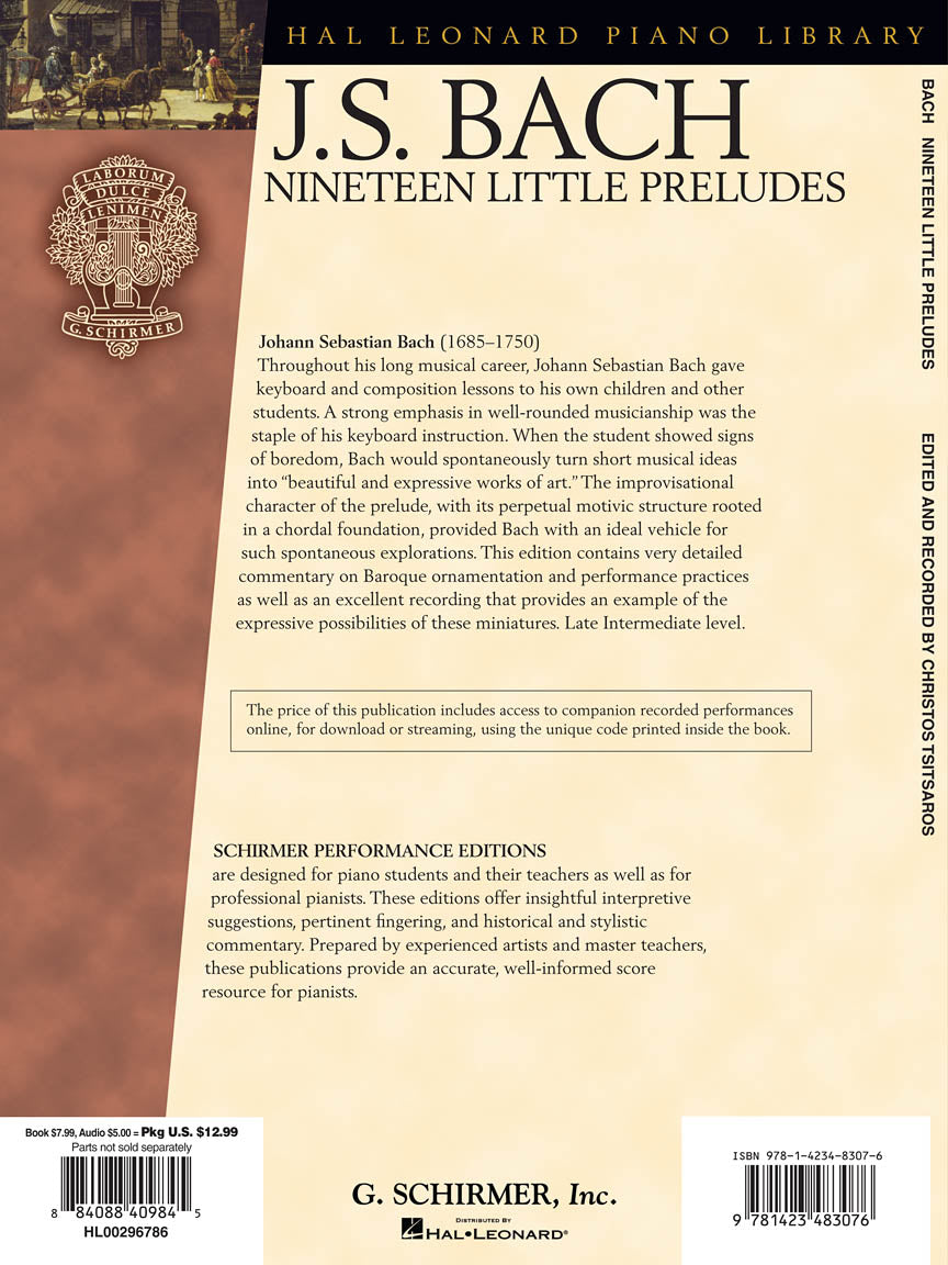 Bach - Nineteen Little Preludes