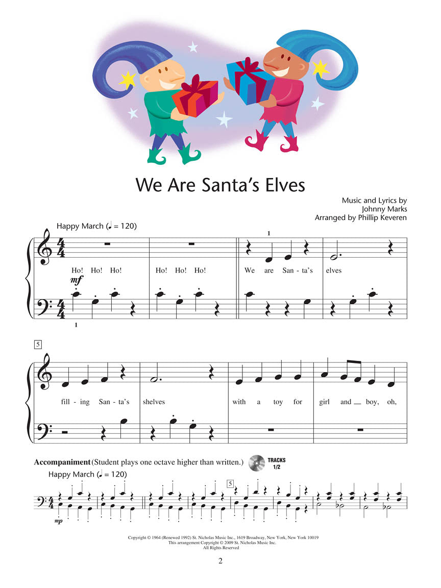 More Christmas Piano Solos - Level 2 - Hal Leonard Student Piano Library