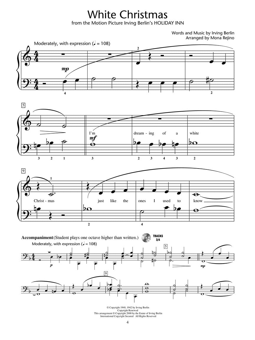 More Christmas Piano Solos - Level 3 - Hal Leonard Student Piano Library