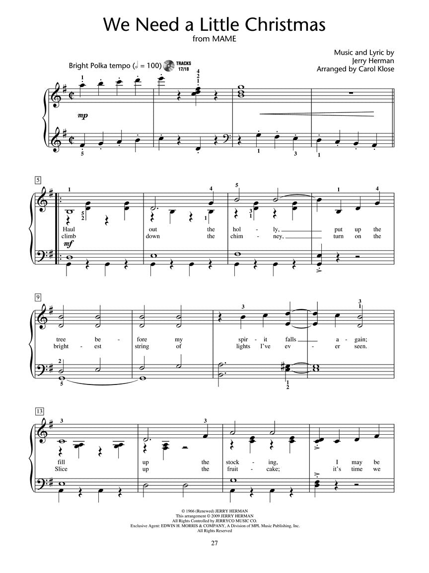 More Christmas Piano Solos - Level 5 - Hal Leonard Student Piano Library