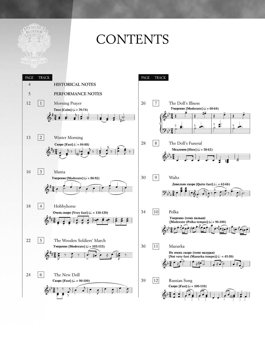 Tchaikovsky - Album for the Young, Op. 39