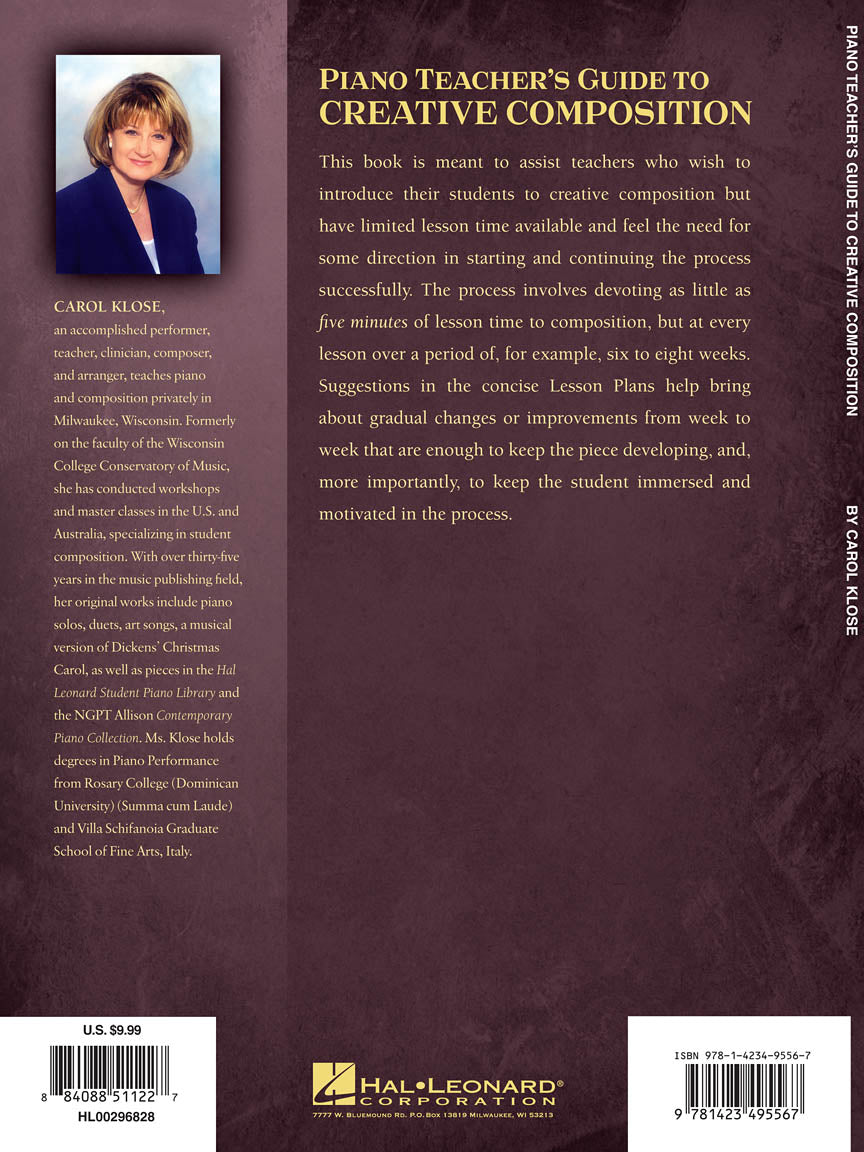 Piano Teacher's Guide to Creative Composition