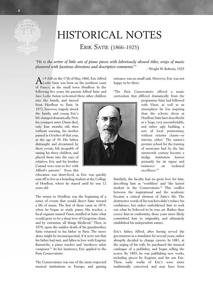 Satie Gymnopedies and Gnossiennes