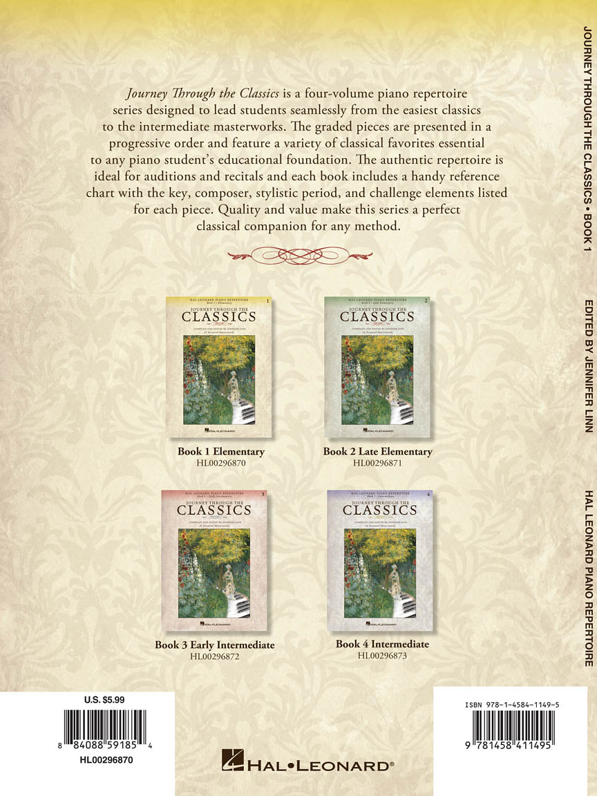 Hal Leonard Journey Through the Classics: Book 1 Elementary