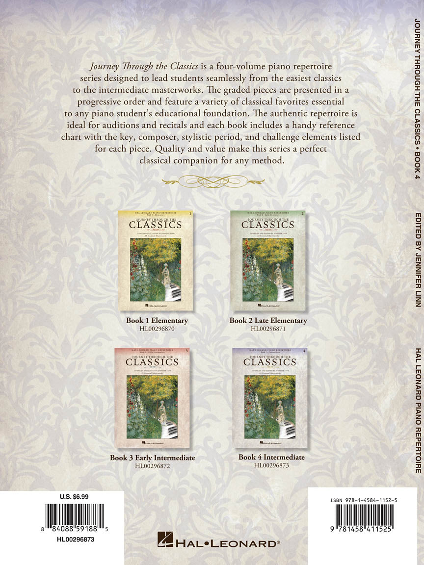 Hal Leonard Journey Through the Classics: Book 4 Intermediate