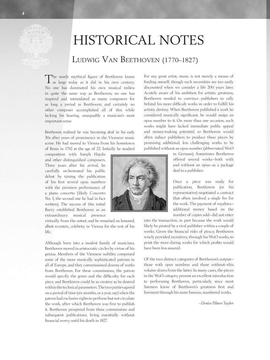 Beethoven - Easier Piano Variations