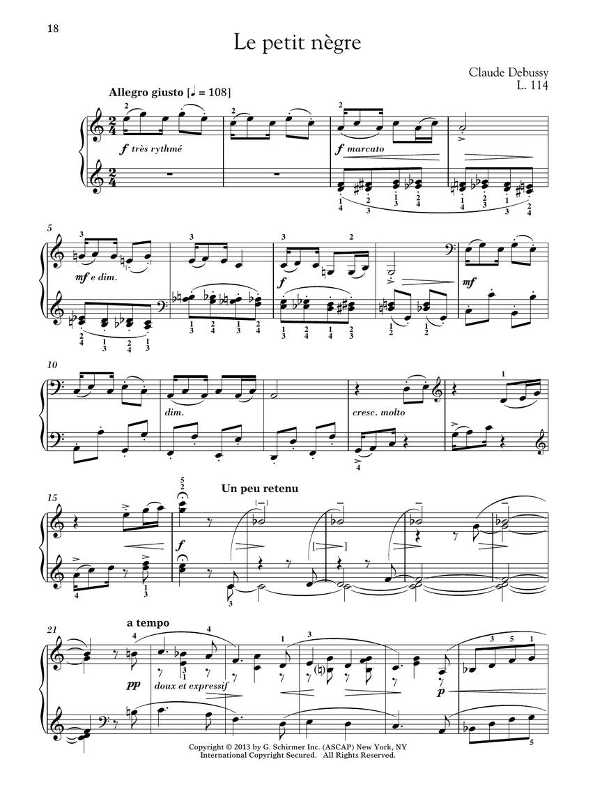 Debussy - Seven Favorite Pieces